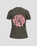 DARK KHAKIxBLUSH ORIGINAL T-SHIRT