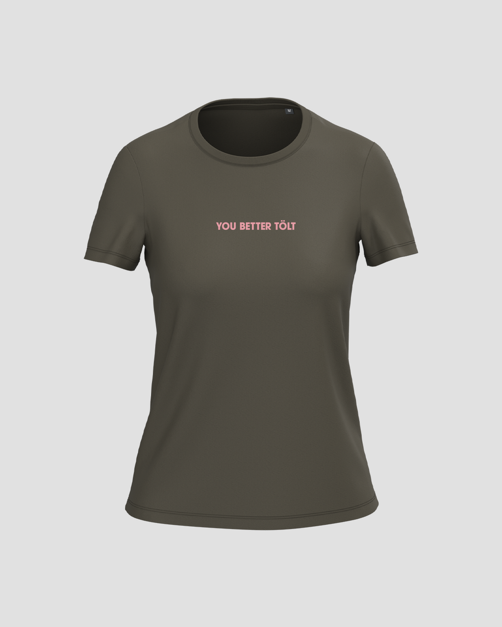 DARK KHAKIxBLUSH ORIGINAL T-SHIRT